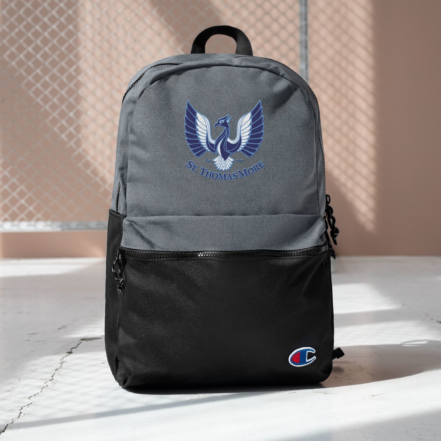 St. Thomas More Embroidered Champion Backpack